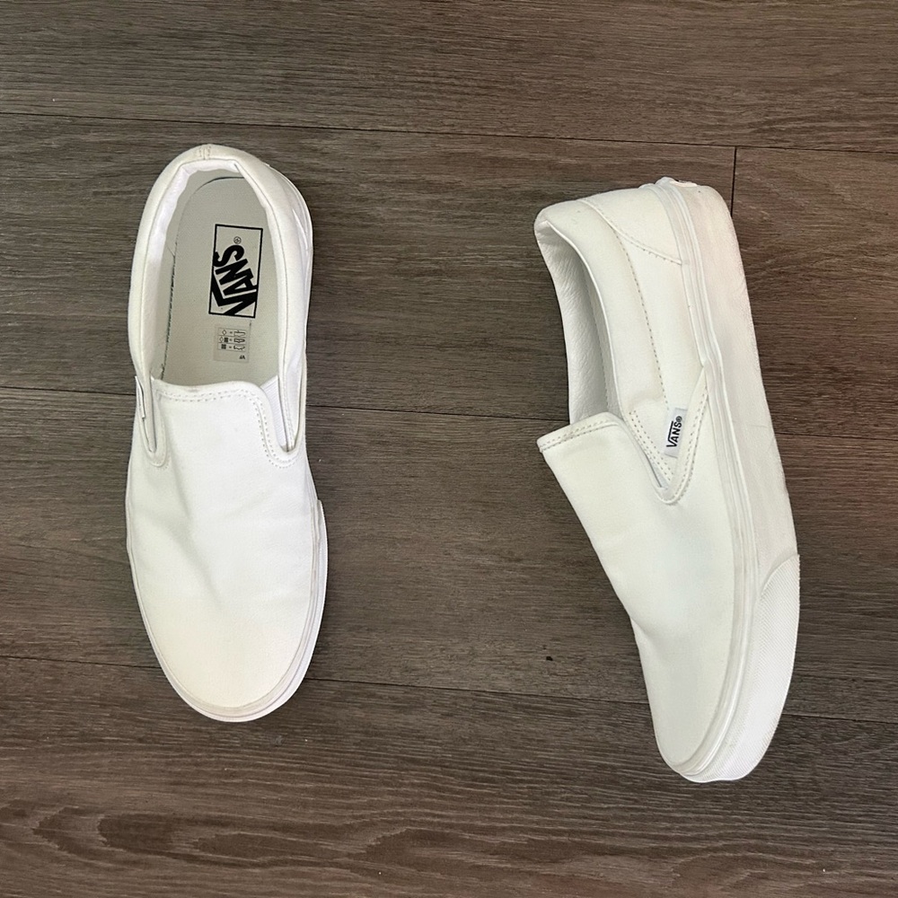Vans Classic White Slip-On Shoes